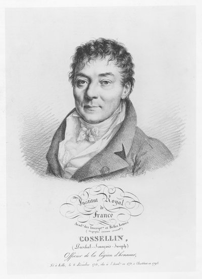 Portrait of Pascal Joseph François Gosselin by Julien Leopold Boilly